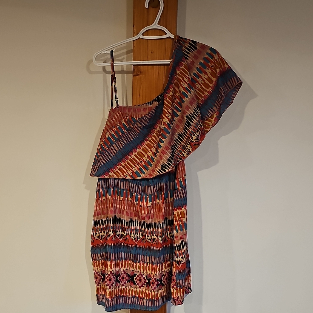 Indulge Vibrant One-Shoulder Dress